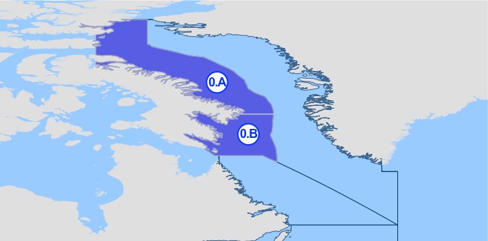 Deelgebied 21.0 – Baffin Island, East Bluff, Bylot Island, Devon Island, Ellesmere Island
