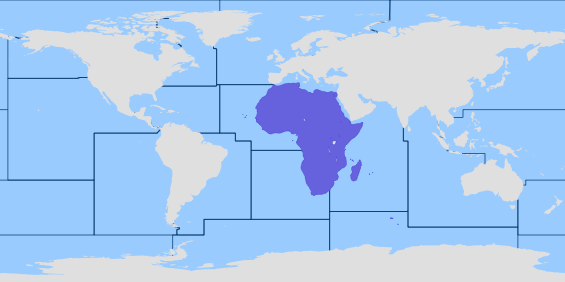 FAO-område 1 - Afrika - Indvande