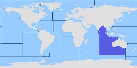 Зона на ФАО 57 - източен  Индиан океан