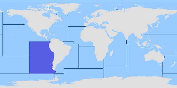 Oblasť FAO 87 - Tichý oceán, juhovýchod