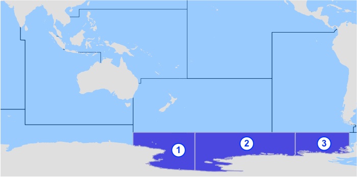 Limistéar FAO 88 - Pacific, Antarctic